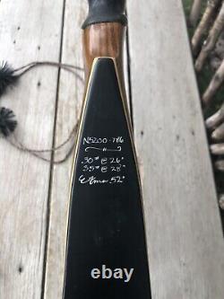 Rare! Nirk Archery Rebel Recurve Bow 35# @ 28 AMO 52 RH Martin Damon Howatt