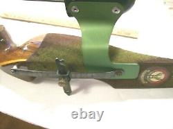 Rare Staghorn HM53 Masters Recurve Bow Flocked Camo Draw 28@ 47# -c. 1967+