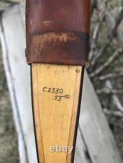 Rare! Vintage 1955 The Centaur Mustang Recurve Archery Bow 55# C2330 RH