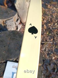 Rare Vintage Hit Archery Black Ace recurve 38#