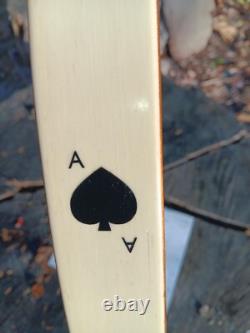Rare Vintage Hit Archery Black Ace recurve 38#