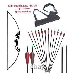 Recurve Bow 30-40lbs Takedown Archery Bow and Arrow Set for Outdoor Sports Game