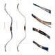 Recurve Bow 54 Tatar Traditional Bow Blue Brid Eyes Hunting Bow For Adult 30lbs
