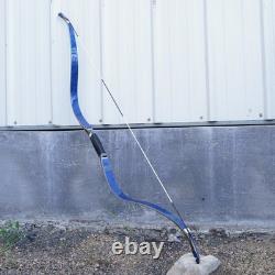 Recurve Bow 54 Tatar Traditional Bow Blue Brid Eyes Hunting Bow for Adult 30lbs