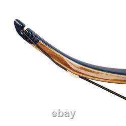 Recurve Bow 54 Tatar Traditional Bow Blue Brid Eyes Hunting Bow for Adult 30lbs