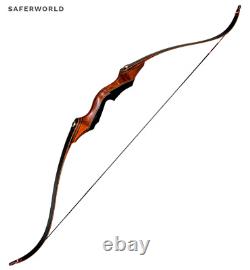Recurve Bow Archery Handmade Traditional Longbow Hunting Shooting Lightweight S