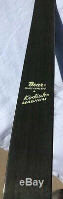 Recurve Bow Bear Kodiak Magnum 55# @ 28 AMO 52 Flat Coin20BH53-VERY RARE