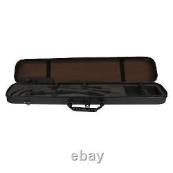 Recurve Bow Case Accept Arrow Protective Gear Hand Shoulder Carry ABS Hard Case