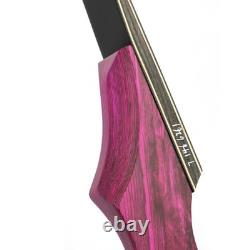 Recurve Bow Kit Adult 60'' Wooden Archery Outdoor Hunting RH Target Practice