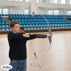 Recurve Bow Wooden Right Hand Takedown Recurve Bow Recurve Bow Kit 20.41kg/45lbs