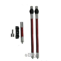 Red Archery Carbon Stabilizer System Balance Rod Extend Bar Recurve Compound Bow