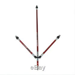 Red Archery Carbon Stabilizer System Balance Rod Extend Bar Recurve Compound Bow