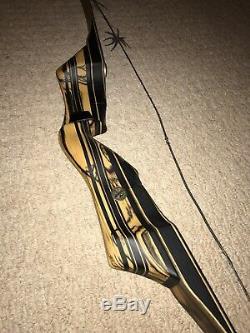 Right Handed Black Widow Recurve Bow 53# @28 Shot 5 times since purchase