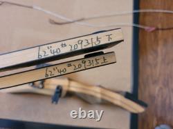 Right Handed Fleetwood 40lb 62in Takedown Recurve Bow with target sight 4H