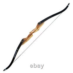 SAS 58 Courage Hunting Takedown Recurve Archery Bow Traditional Wooden