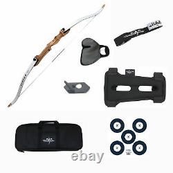 SAS 62 Spirit Youth Bow Package-Case, Finger Tab, Quiver, Stringer, Arm Guard
