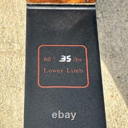 SAS Courage Hunting Takedown Recurve Archery Bow 35# Right Hand 60 Lower Limb