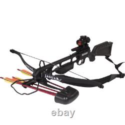 SAS Jaguar 175lbs Recurve Hunting Crossbow Red Dot Scope Package