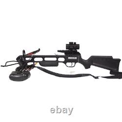SAS Jaguar 175lbs Recurve Hunting Crossbow Red Dot Scope Package