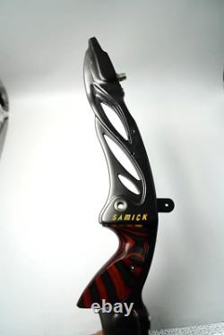 Samick 25 Olympic Recurve Riser / RH / Red Wood Grip / Made in Korea