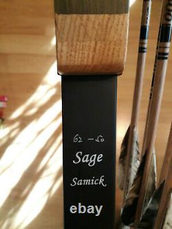 Samick Sage RH 50 lbs. Takedown Recurve Bow with Quiver, Arrows, Glove + Extras