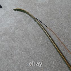 Sears Hunting Vintage Recurve Bow Green 35lbs. 62in. Right Hand