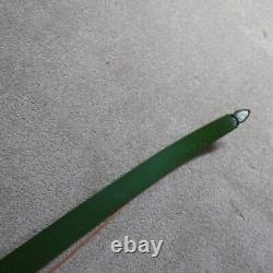 Sears Hunting Vintage Recurve Bow Green 35lbs. 62in. Right Hand