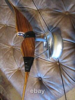 Shakespeare Super Necedah Model X-30 Recurve Bow 54 40+ lbs With Fishing Reel P19