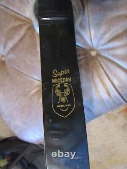 Shakespeare Super Necedah Model X-30 Recurve Bow 54 40+ lbs With Fishing Reel P19