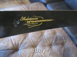 Shakespeare Super Necedah Model X-30 Recurve Bow 54 40+ lbs With Fishing Reel P19