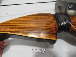 Shakespeare Super Necedah Model X-30 Recurve Bow 54 40+ lbs With Fishing Reel P19