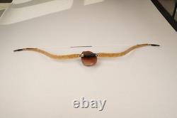 SiCai QueYan 60Recurve Bow 35lb Ambidextrous Bamboo Glass Walnut Birdseye Maple