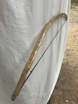 Sinew Backed Osage Native Inspired Hunting Bow 45lb@28.56 Overall