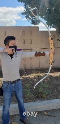 Spirit 62 Beginner Youth Recurve Wooden Bow (30 lbs, Right Hand)