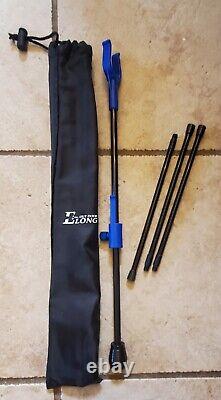 Spyder XL Takedown Recurve BOW Complete Kit Easton Axis Carbon Arrows & Stand