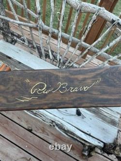 Stunning! Great Plains B-Model Rio Bravo Recurve Archery Bow AMO 60 55# RH