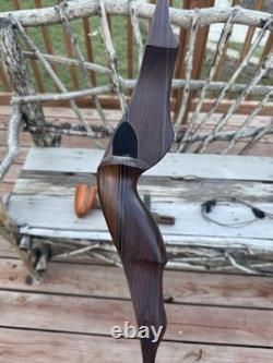 Stunning! Great Plains B-Model Rio Bravo Recurve Archery Bow AMO 60 55# RH