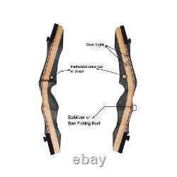 TBOW 62 Takedown Recurve Bow 25-60LB Adult Archery Competition Athletic Righ