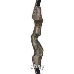 TOPARCHERY 60 Archery Takedown Recurve Bow Wooden Bow Riser Hunting Target