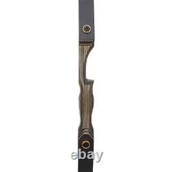 TOPARCHERY 60 Archery Takedown Recurve Bow Wooden Bow Riser Hunting Target