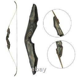 TOPARCHERY 60 Archery Takedown Recurve Bow Wooden Bow Riser Hunting Target