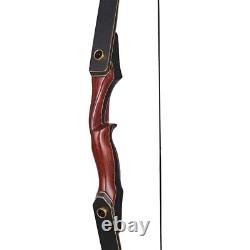 TOPARCHERY 60 Takedown Recurve Bow 30-50lbs Hunting Bow Archery Target Shoot