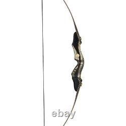 TOPARCHERY 60 Takedown Recurve Bow Wooden Bow Righthand Archery Hunting Target