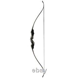 TOPARCHERY 60 Takedown Recurve Bow Wooden Bow Righthand Archery Hunting Target