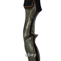 TOPARCHERY 60 Takedown Recurve Bow Wooden Bow Righthand Archery Hunting Target