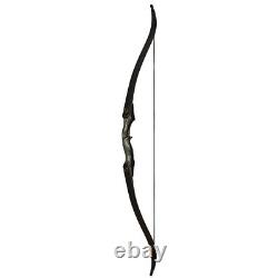 TOPARCHERY 60 Takedown Recurve Bow Wooden Bow Righthand Archery Hunting Target