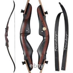 TOPARCHERY 62 Takedown Recurve Bow 20-50lbs Wooden Riser Archery Target Hunting TOPARCHERY 62 Takedown Recurve Bow 20-50lbs Wooden Riser Archery Target Hunting