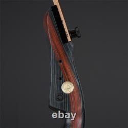 TOPARCHERY 62 Takedown Recurve Bow 20-50lbs Wooden Riser Archery Target Hunting