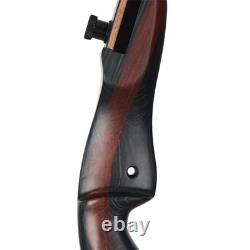 TOPARCHERY 62 Takedown Recurve Bow 20-50lbs Wooden Riser Archery Target Hunting