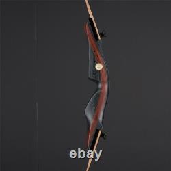 TOPARCHERY 62 Takedown Recurve Bow 20-50lbs Wooden Riser Archery Target Hunting
